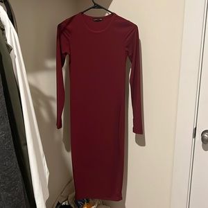 Zara red tight dress